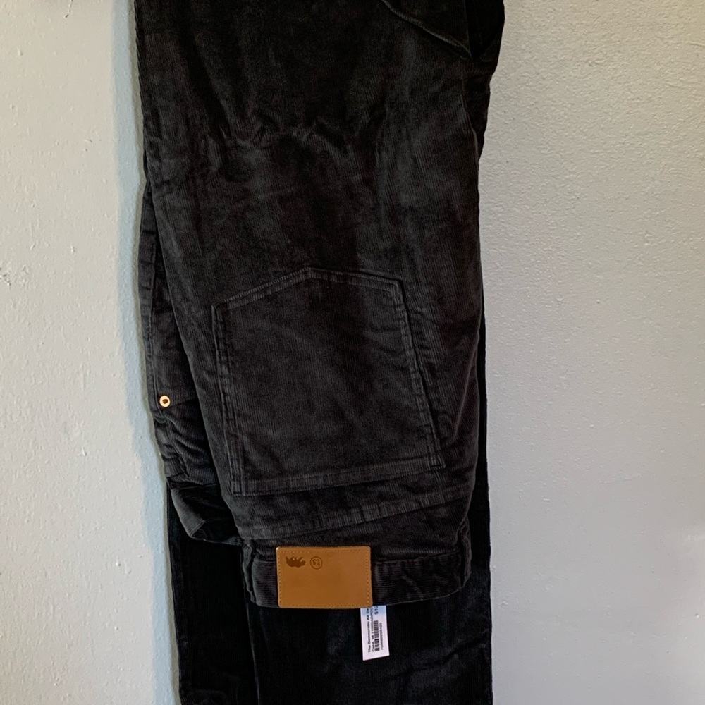 Taylor Stitch Democratic All Day Pant in Charcoal Chord size 38 waist 34 inseam.